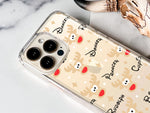 Apple iPhone XS Red Nose Reindeer Christmas Winter Holiday Hybrid Protective Phone Case Cover