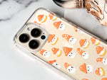Apple iPhone XS Cute Cartoon Mushroom Ghost Characters Hybrid Protective Phone Case Cover