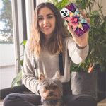 Apple iPhone 15 Pro Mandala Geometry Abstract Star Pattern Hybrid Protective Phone Case Cover