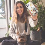 Apple iPhone 15 Pro Cute Gnome White Daisy Flowers Floral Hybrid Protective Phone Case Cover