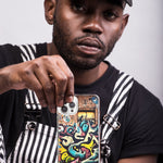 Apple iPhone XS Urban Graffiti Wall Art Painting Hybrid Protective Phone Case Cover