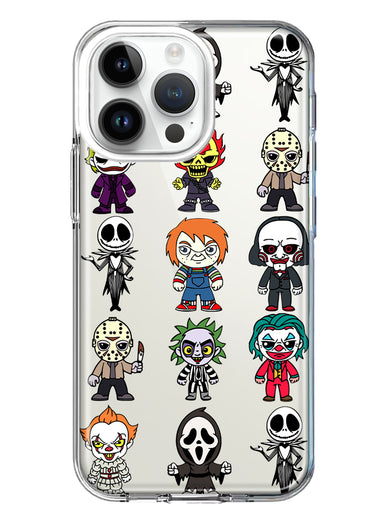 Apple iPhone 14 Pro Max Cute Classic Halloween Spooky Cartoon Characters Hybrid Protective Phone Case Cover