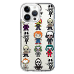 Apple iPhone 14 Pro Max Cute Classic Halloween Spooky Cartoon Characters Hybrid Protective Phone Case Cover