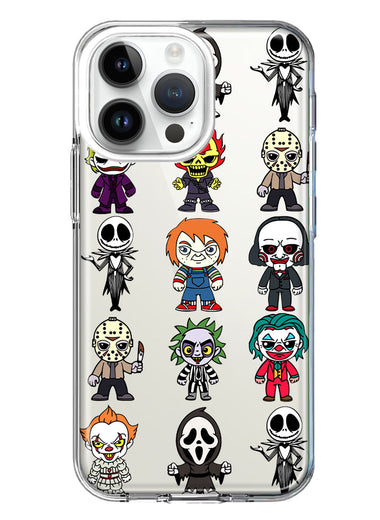 Apple iPhone 15 Pro Cute Classic Halloween Spooky Cartoon Characters Hybrid Protective Phone Case Cover