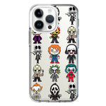 Apple iPhone 15 Pro Cute Classic Halloween Spooky Cartoon Characters Hybrid Protective Phone Case Cover