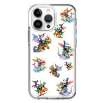 Apple iPhone 14 Pro Max Cute Fairy Cartoon Gnomes Dragons Monsters Hybrid Protective Phone Case Cover