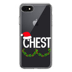 Apple iPhone SE 2nd 3rd Generation Christmas Funny Ornaments Couples Chest Nuts Hybrid Protective Phone Case Cover