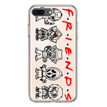 Apple iPhone 8 Plus Cute Halloween Spooky Horror Scary Characters Friends Hybrid Protective Phone Case Cover