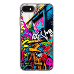 Apple iPhone SE 2nd 3rd Generation Urban Graffiti Street Art Painting Hybrid Protective Phone Case Cover
