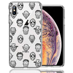 Apple iPhone XS Max Halloween Horror Villans Design Double Layer Phone Case Cover