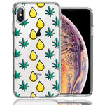 Apple iPhone XS Max Medicinal Drip Design Double Layer Phone Case Cover