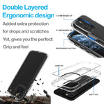 Apple iPhone 15 Pro Max Hybrid Protective Phone Case Cover Double Layered Ergonomic Design