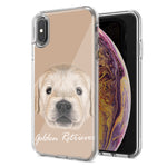 Apple iPhone XR Golden Retriever Design Double Layer Phone Case Cover