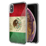 Apple iPhone XR Mexico Flag Design Double Layer Phone Case Cover