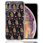 Apple iPhone XR Peace for All Design Double Layer Phone Case Cover