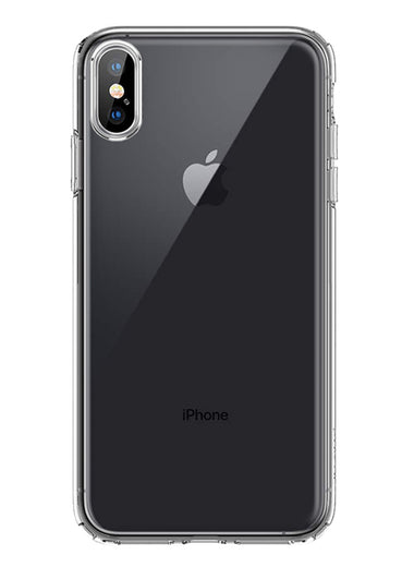 Apple iPhone XS Clear Shockproof Heavy Duty Double Layer Dual Hybrid Protective Phone Case Cover