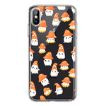 Apple iPhone Xs Max Cute Cartoon Mushroom Ghost Characters Hybrid Protective Phone Case Cover