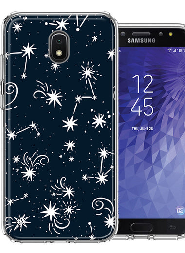 Samsung J7 2018/J737/J7 Refine/J7 Star Stargazing Design Double Layer Phone Case Cover