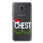 Samsung Galaxy J3 J337 Christmas Funny Ornaments Couples Chest Nuts Hybrid Protective Phone Case Cover
