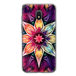 Samsung Galaxy J3 J337 Mandala Geometry Abstract Star Pattern Hybrid Protective Phone Case Cover