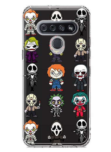 LG K51 Cute Classic Halloween Spooky Cartoon Characters Hybrid Protective Phone Case Cover