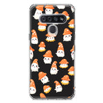 LG K51 Cute Cartoon Mushroom Ghost Characters Hybrid Protective Phone Case Cover