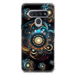 LG K51 Mandala Geometry Abstract Multiverse Pattern Hybrid Protective Phone Case Cover