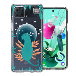 LG K92 Moon Green Jaguar Design Double Layer Phone Case Cover