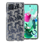 LG K92 3D Love Letters Hearts Valentine's Day Double Layer Phone Case Cover