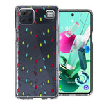 LG K92 Vintage Christmas Lights Design Double Layer Phone Case Cover