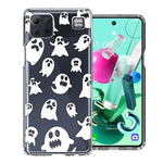 LG K92 Halloween Spooky Ghost Design Double Layer Phone Case Cover