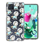 LG K92 Space Unicorns Design Double Layer Phone Case Cover