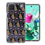 LG K92 Peace for All Design Double Layer Phone Case Cover