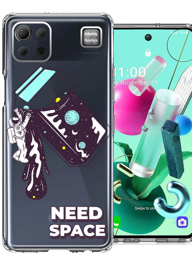 LG K92 Need Space Astronaut Stars Design Double Layer Phone Case Cover