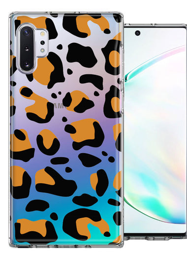 Samsung Galaxy Note 10 Plus Classic Animal Wild Leopard Jaguar Print Double Layer Phone Case Cover