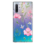 Samsung Galaxy Note 10 Plus Spring Pastel Wild Flowers Summer Classy Elegant Beautiful Hybrid Protective Phone Case Cover