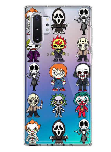 Samsung Galaxy Note 10 Plus Cute Classic Halloween Spooky Cartoon Characters Hybrid Protective Phone Case Cover