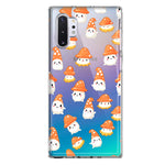 Samsung Galaxy Note 10 Cute Cartoon Mushroom Ghost Characters Hybrid Protective Phone Case Cover