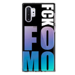 Samsung Galaxy Note 10 Plus Black Clear Funny Text Quote Fckfomo Hybrid Protective Phone Case Cover