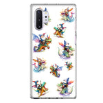 Samsung Galaxy Note 10 Plus Cute Fairy Cartoon Gnomes Dragons Monsters Hybrid Protective Phone Case Cover