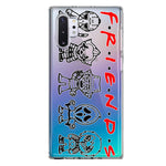 Samsung Galaxy Note 10 Cute Halloween Spooky Horror Scary Characters Friends Hybrid Protective Phone Case Cover
