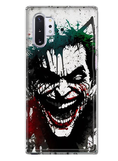 Samsung Galaxy Note 10 Plus Laughing Joker Painting Graffiti Hybrid Protective Phone Case Cover