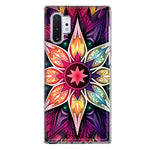 Samsung Galaxy Note 10 Plus Mandala Geometry Abstract Star Pattern Hybrid Protective Phone Case Cover