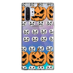 Samsung Galaxy Note 10 Halloween Spooky Horror Scary Jack O Lantern Pumpkins Hybrid Protective Phone Case Cover