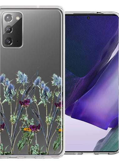 Samsung Galaxy Note 20 Country Dried Flowers Design Double Layer Phone Case Cover