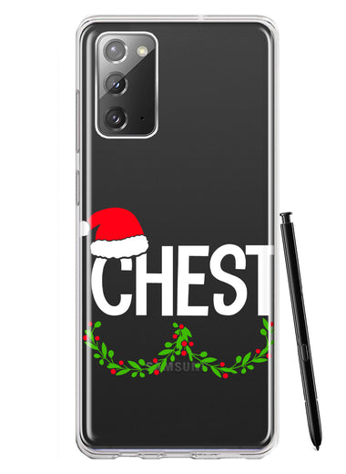 Samsung Galaxy Note 20 Christmas Funny Ornaments Couples Chest Nuts Hybrid Protective Phone Case Cover