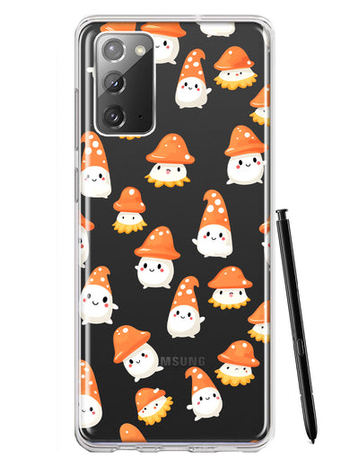 Samsung Galaxy Note 20 Cute Cartoon Mushroom Ghost Characters Hybrid Protective Phone Case Cover