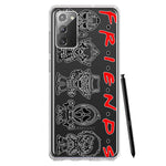 Samsung Galaxy Note 20 Cute Halloween Spooky Horror Scary Characters Friends Hybrid Protective Phone Case Cover