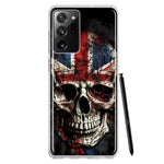 Samsung Galaxy Note 20 Ultra British UK Flag Skull Hybrid Protective Phone Case Cover