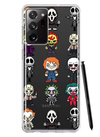 Samsung Galaxy Note 20 Ultra Cute Classic Halloween Spooky Cartoon Characters Hybrid Protective Phone Case Cover
